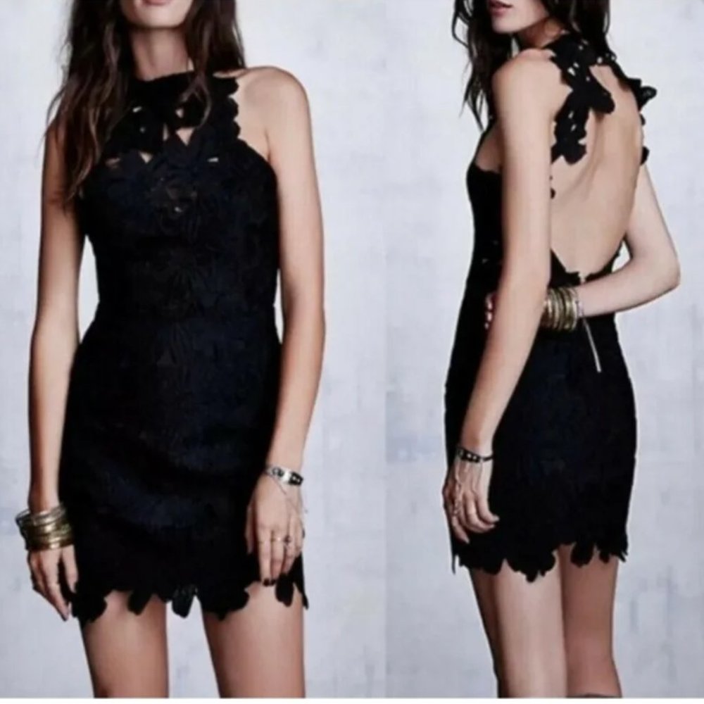 Free people jessa dress in black